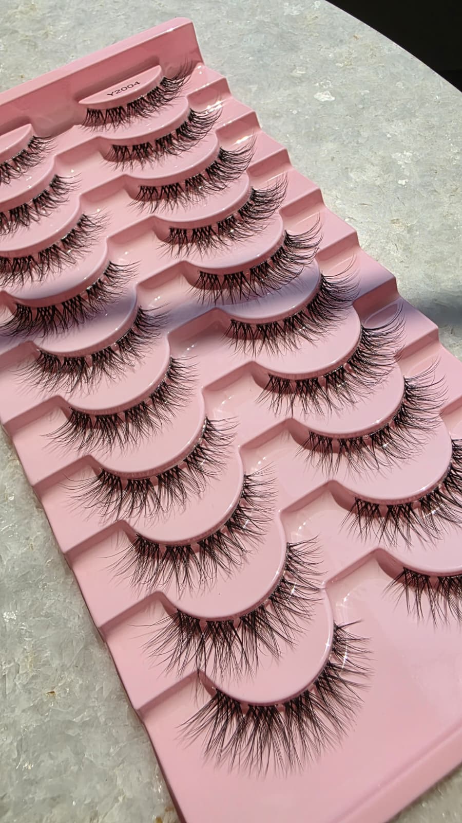 Real Y2004 lash tray — alternate angle